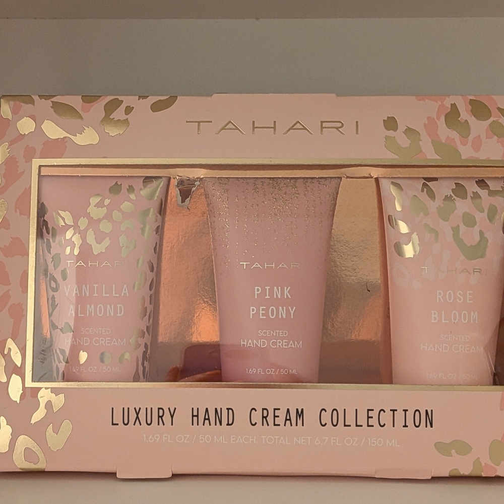 Tahari Pink Hand Cream Collection - Luxury Scented Set - Picture 1 of 6
